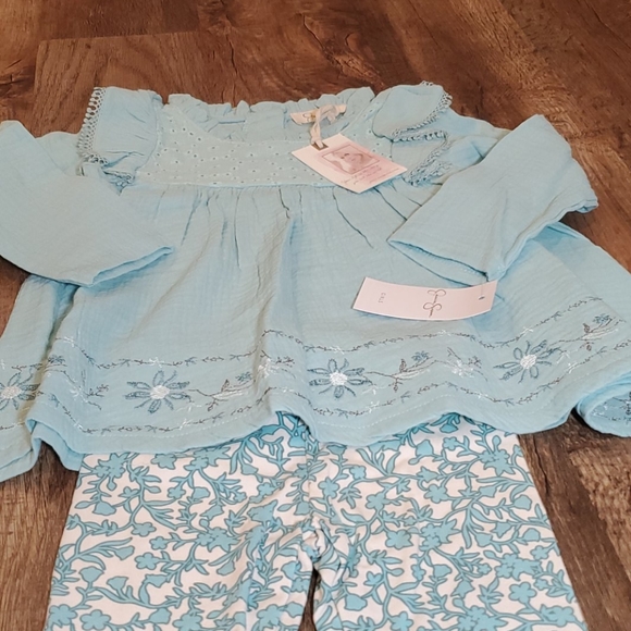 NWT 2T girl Jessica Simpson beautiful blue outfit - Picture 15 of 16